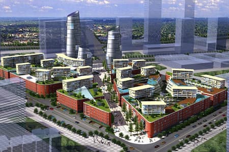 building project from above